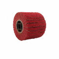 Red abrasive disc brush wheel polishing wheel